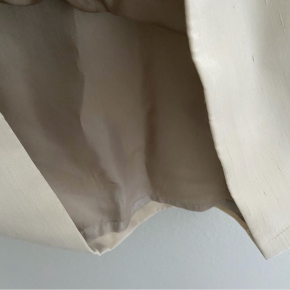 🆕 NWT Brooks Brothers Soft Beige Embellished Beaded Sleeveless Knee Length Dress - Picture 7 of 9